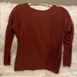COPY - Buckle maroon blouse.